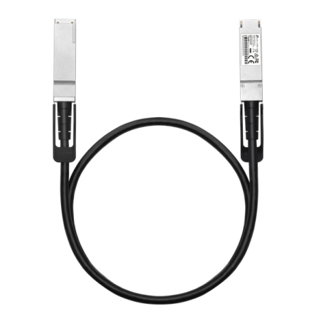 TP-Link Omada SM9220-1M Cable de Conexion Directa de 1m - Velocidad hasta 100Gbps - 30AWG - Plug and Play - Conector QSFP28 - Co