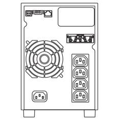 Riello Sentinel Pro2 1000 SAI Line Interactive - Potencia 1000 W - Pantalla LCD Multifuncion - Puertos USB y RS232 - Proteccion