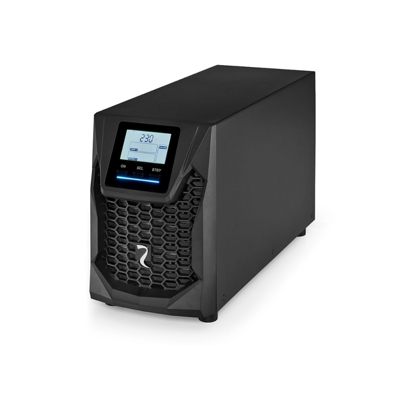 Riello Sentinel Pro2 2200 SAI Line Interactive - Potencia 2200 W - Pantalla LCD Multifuncion - Puertos USB y RS232 - Proteccion