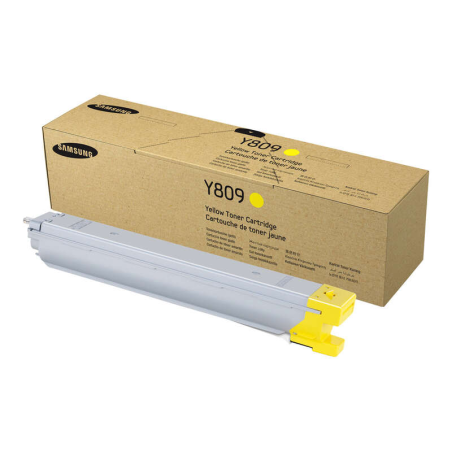 Cartouche de toner d'origine jaune Samsung CLT-Y809S - SS742A
