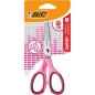 Ciseaux Scolaires Bic Comfort 13cm - Manche Souple - Droitier - Couleur Rose/Bleu Aléatoire