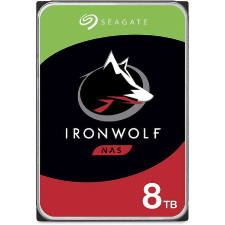 Disque dur interne Seagate Ironwolf 3,5" SATA 3 8 To NAS