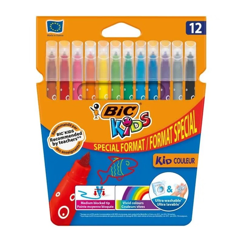 Bic Kids Lot de 12 Feutres Bic Kids Lot de 12 Feutres