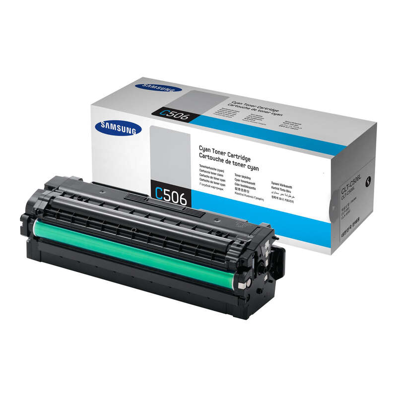 Cartouche de toner cyan d'origine Samsung CLP680/CLX6260 - CLT-C506L/SU038A