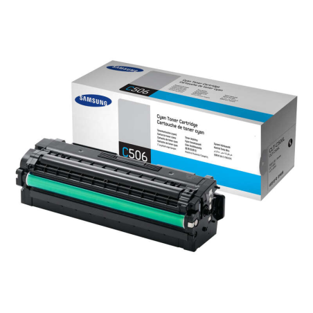 Cartouche de toner cyan d'origine Samsung CLP680/CLX6260 - CLT-C506L/SU038A