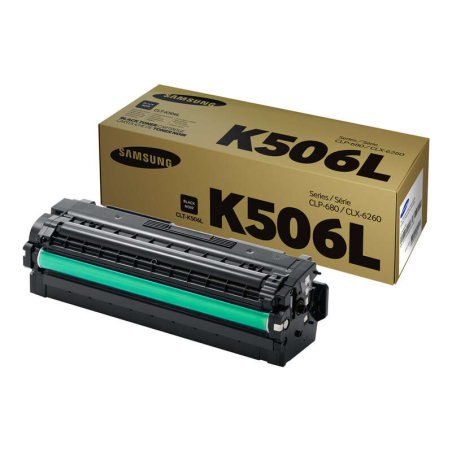 Cartouche de toner noire originale Samsung CLP680/CLX6260 - CLT-K506L/SU171A