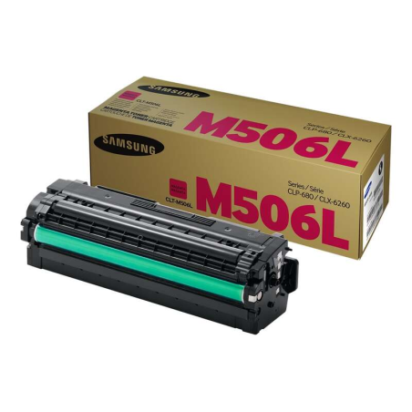 Cartouche de toner d'origine Samsung CLP680/CLX6260 magenta - CLT-M506L/SU305A