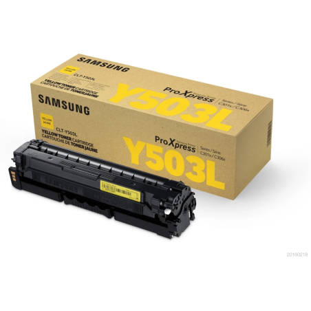 Cartouche de toner jaune d'origine Samsung SL-C3010ND - SU281A