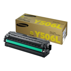 Cartouche de toner jaune d'origine Samsung CLP680/CLX6260 - CLT-Y506L/SU515A