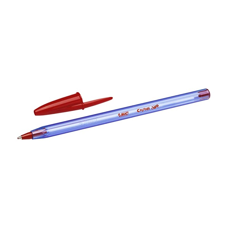 Stylos BIC Cristal Soft bleu 1,2 mm lot de 50