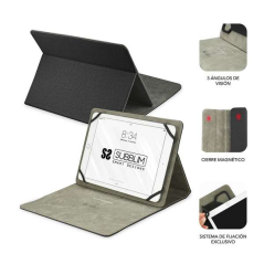 Subblim Clever Stand Case - Étui Universel pour Tablette - Design Moderne et Élégant - Position Support avec 3 Angles de Vue - A