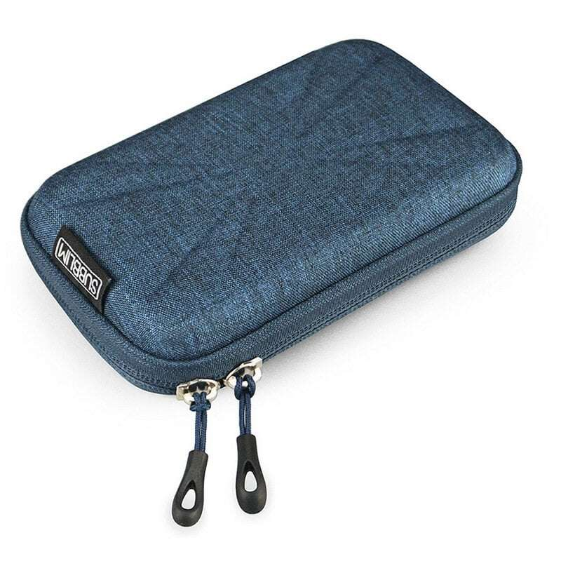 Étui rigide Subblim pour disque dur - Mesure : 145 mm - Protection optimale contre les chocs - Design élégant - Compartiments po