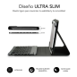 Clavier Bluetooth détachable Subblim - Étui universel 9-10,1" - Design ultra-fin - Support réglable - Accès complet - Fermeture
