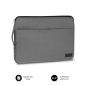 Housse Subblim Urban 15,6" - Protection élégante et fonctionnelle - Tissu polyester 600D - Intérieur rembourré en mousse - Gris