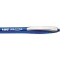 Stylo bille rétractable Bic Atlantis Soft bleu 1mm x12