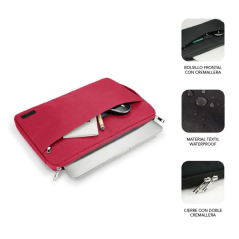 Etui Subblim Urban - 300mm - Fin et léger - Protection renforcée - Poche avant - Résistant aux chocs et aux liquides - Couleur R