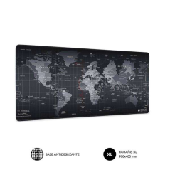 Tapis de souris extra large Subblim 900x400 mm - Grand espace pour les jeux ou le travail - Bords cousus durables - Haute qualit