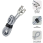 Chargeur de voiture Subblim Dual PD20W+QC3.0+Câble C vers C/Lightning - 20W - Charge rapide simultanée - Câble USB C réversible