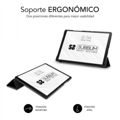 Étui pour tablette exclusif Subblim pour Samsung Galaxy Tab A9 8.7 ? - Fermeture Magnétique - Bords Renforcés - 2 Positions de S