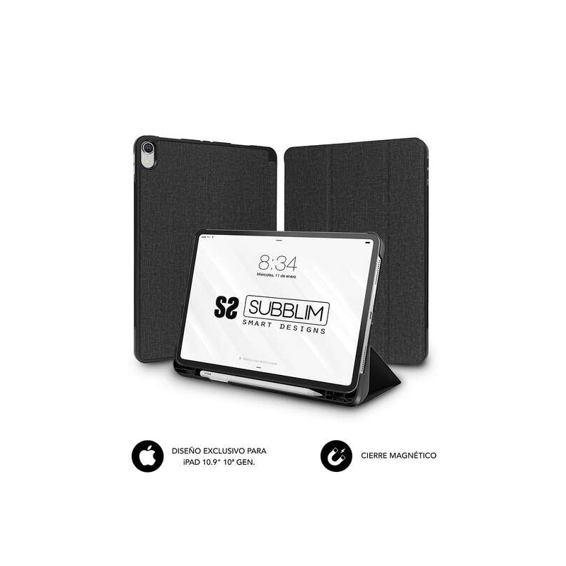 Coque Exclusive Subblim pour iPad 10ème Génération 10,9 Pouces - Shock Case - Bords Renforcés - Coque Arrière Rigide - Design Ul