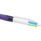 Stylo bille rétractable Bic 4 Couleurs Grip x12 multicolore Stylo bille rétractable Bic 4 Couleurs Grip x12 multicolore