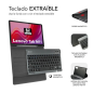 Subblim Keytab Pro BT Étui Exclusif + Clavier pour Tablette Lenovo Tab M11 - Clavier Bluetooth Compact - Fermeture Magnétique -