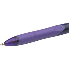 stylo bille violet grip mat