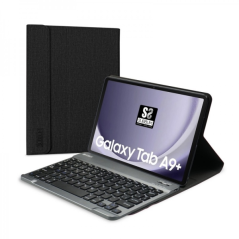 Étui exclusif Subblim Keytab Pro BT + clavier pour tablette Samsung Galaxy Tab A9+ 11 ? - Clavier Bluetooth compact - Fermeture