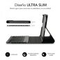 Étui exclusif Subblim Keytab Pro BT + clavier pour tablette Samsung Galaxy Tab A9+ 11 ? - Clavier Bluetooth compact - Fermeture