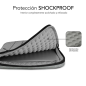 Housse pour ordinateur portable Subblim Air Padded 360° pour ordinateurs portables de 13,3" à 14" - Protection 360° avec rembour
