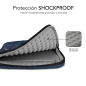 Housse pour ordinateur portable Subblim Air Padded 360° (13,3" à 14") - Protection 360° avec rembourrage d'air - Plusieurs poche