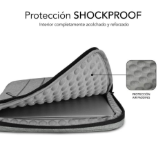 Valise Subblim Air Padding 360 - 380x275x30 mm - Protection 360º avec Air Padding - Plusieurs poches - Résistante et durable - C