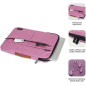 Valise Subblim Air Padding 360 - 380x275x30 mm - Protection 360º - Poches multiples - Résistante et durable - Couleur Rose