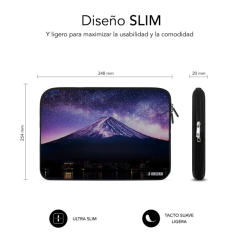 Housse en néoprène tendance Subblim pour ordinateurs portables de 13,3" à 14" - Résistante aux chocs et aux chutes - Différentes