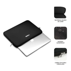 Subblim Business Laptop Sleeve Housse en néoprène pour ordinateurs portables jusqu'à 14" - Fabriquée en néoprène - Fine et légèr