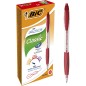 Stylo bille rétractable Bic Atlantis Classic rouge 1mm x12 Stylo bille rétractable Bic Atlantis Classic rouge 1mm x12
