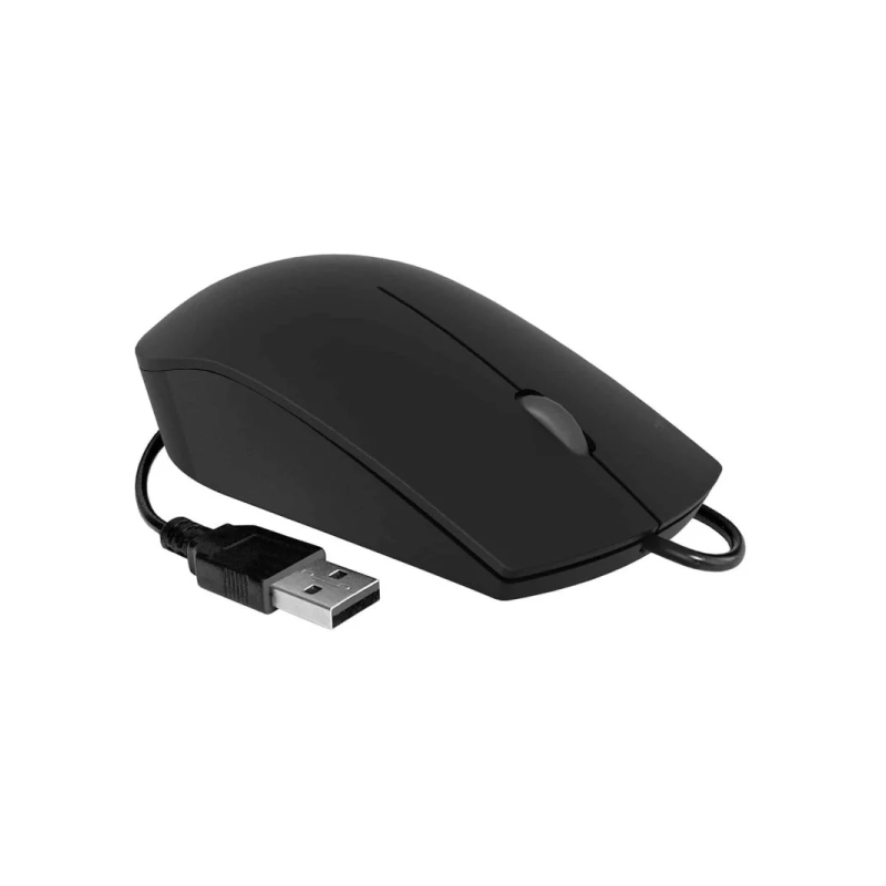 Souris Professionnelle Filaire Subblim - Design Ultra-fin et Ergonomique - Technologie Silent Click - Couleur Noir Mat