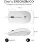 Souris Optique Subblim Business - Tout terrain - Clic silencieux - Ergonomique - Liberté filaire - Simplicité et minimalisme - C
