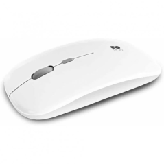Souris Subblim Dual Flat - Double connexion - Silent Click - Batterie rechargeable - Molette en silicone - Précision 1600 DPI -