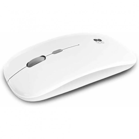 Souris Subblim Dual Flat - Double connexion - Silent Click - Batterie rechargeable - Molette en silicone - Précision 1600 DPI -