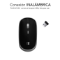 Mini Souris Sans Fil Subblim - Design Ergonomique et Élégant - Connexion USB Plug & Play - Technologie Silent Click - Ambidextre
