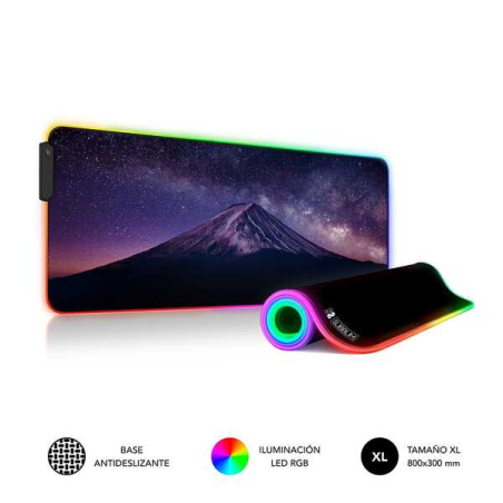 Tapis LED Subblim RGB - Modes et effets lumineux personnalisables - Très grande taille - Facile à utiliser - Surface ultra douce