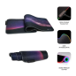 Tapis LED Subblim RGB - Modes et effets lumineux personnalisables - Très grande taille - Facile à utiliser - Surface ultra douce