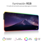 Tapis LED Subblim RGB - Modes et effets lumineux personnalisables - Très grande taille - Facile à utiliser - Surface ultra douce