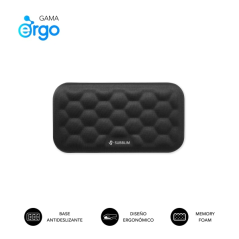 Repose-poignet de souris Subblim Ergo Airpad - Mousse à mémoire de forme 65D - Tissu AirMesh respirant - Base antidérapante - No