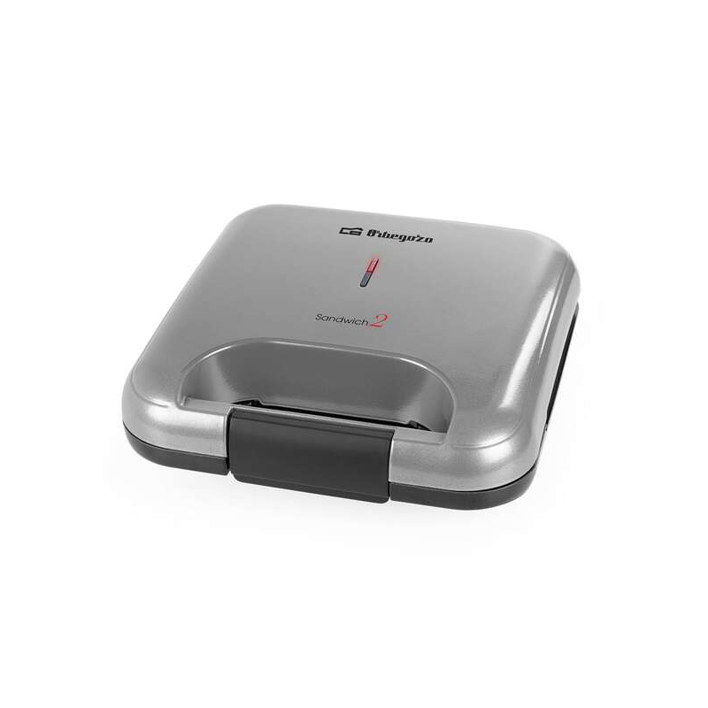 Grille-pain Orbegozo SW 4200 pour sandwich pratique et durable - Puissance 800 W - Plaques antiadhésives - Nettoyage facile - Ra