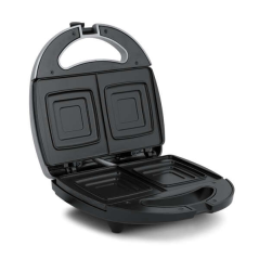 Orbegozo SW 6000 Machine à Sandwich Compacte - pour 2 Sandwichs - Revêtement Antiadhésif - Contrôle de la Température - Puissanc