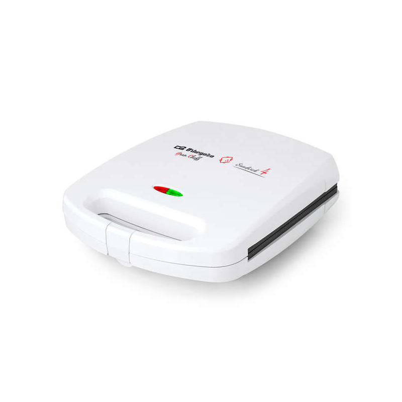 Orbegozo SW 7100 Machine à sandwich durable et complète - Puissance 1500W - Antiadhésive - Rangement vertical et horizontal - Pr