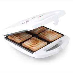 Orbegozo SW 7100 Machine à sandwich durable et complète - Puissance 1500W - Antiadhésive - Rangement vertical et horizontal - Pr