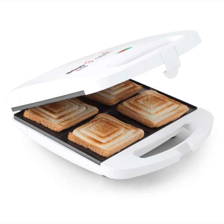Orbegozo SW 7100 Machine à sandwich durable et complète - Puissance 1500W - Antiadhésive - Rangement vertical et horizontal - Pr